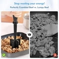 thumbnail image 5 of Ground Beef Chopper Tool, 2-Pack Heat-Resistant Meat Chopper for Ground Beef with 5 Curved Blades, Non-Scratch Meat Masher Ground Beef for Hamburger & Potatoes (Black), 5 of 7