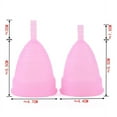 thumbnail image 2 of Duety Menstrual Cups - Set of 2 Reusable Period Cups - Premium Design with Soft, Flexible, Medical-Grade Silicone, 2 of 9