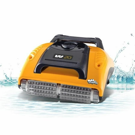 Dolphin Wave W20 Commercial Shallow Water Robotic Pool Cleaner with Caddy 99996904-US