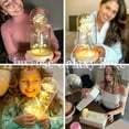 thumbnail image 3 of MesaSe Glass Rose Galaxy Rose Enchanted Rose Light Up Rose Glass Rose Flower Gift Glass Roses Mom Forever Rose, 3 of 7
