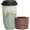 Pale Green, variant on Ceramic Travel Coffee Cup with Lid, 16 Oz, Portable Coffee Mug for Cup Holder, Microwave and Dishwasher Safe, Reactive (Pale Green, 16 Oz)
