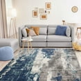thumbnail image 4 of Luxe Weavers Modern Area Rug Abstract Pattern - Dark Blue, Light Blue / 8 x 10, 4 of 8