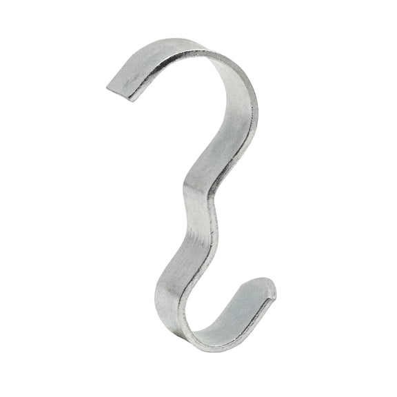 Picture Hang Solutions - Silver Wide Picture Rail Molding Hooks - Gallery Hanging System 10 pieces per pack