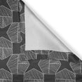 thumbnail image 4 of Ambesonne Abstract Window Valance, Modernistic Hatched Shapes, 54" X 12", Grey White, 4 of 5