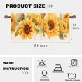 thumbnail image 2 of 1 Panel Retro Rustic Plants Curtain Valance for Windows, Farmhouse Floral Leaf Rod Pocket Short Window Treatment Decor Drapes for Kitchen, Bathroom, 54" X 18", 2 of 6