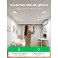 thumbnail image 4 of Bojim Paquete de 4 luces LED de techo recargables con sensor de movimiento, 4 of 9