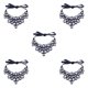 thumbnail image 2 of Collar de mujer Qarigey Gargantillas con estilo Colgantes Adorno para El cuello Accesorios de vestir Damas Collares con babero brillante, 2 of 6