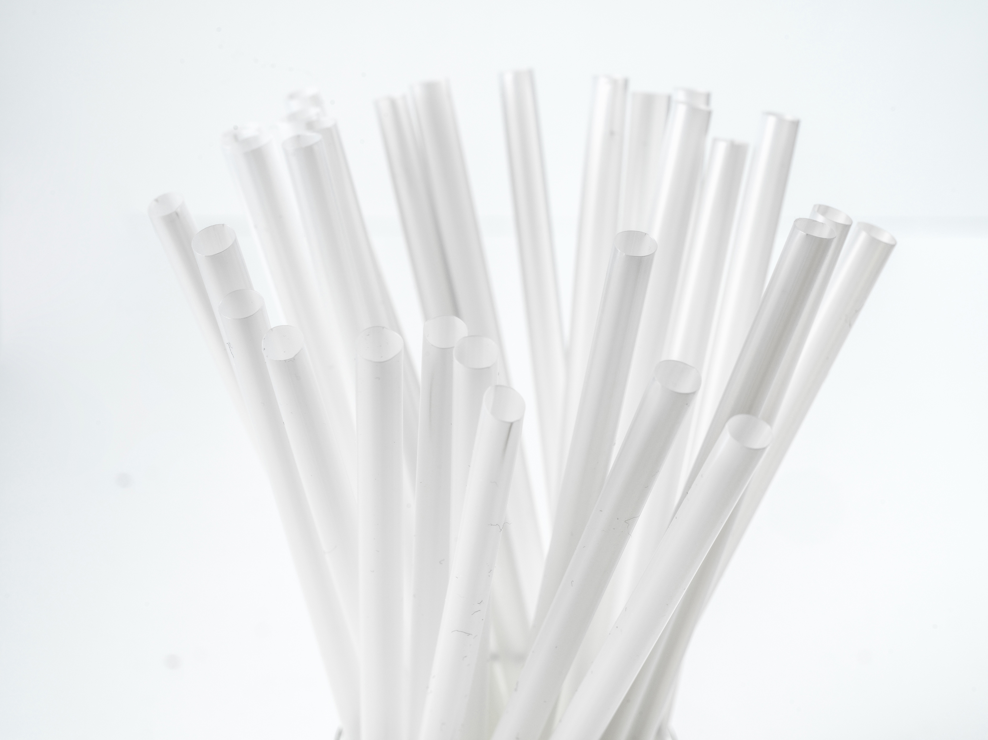 100 Uncolored 10mm corn PLA certified compostable individually wrapped