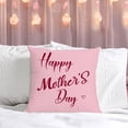 thumbnail image 4 of Mothers Day Pillow Covers 16x16 Set of 4 Velvet Mom Throw Pillow Covers Pink I Love You Mom Pillow Cases Cushion Covers Outdoor Sofa Couch Home Decorations Gift for Mother Mom Birthday (16), 4 of 6