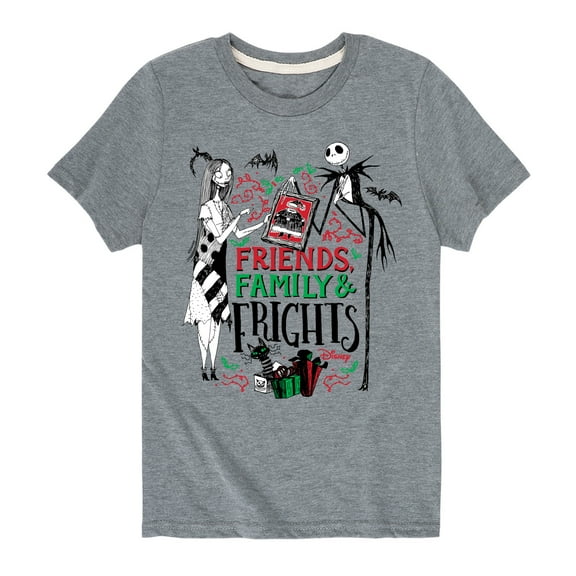 The Nightmare Before Christmas - Friends Family And Frights - Toddler And Youth Short Sleeve Graphic T-Shirt