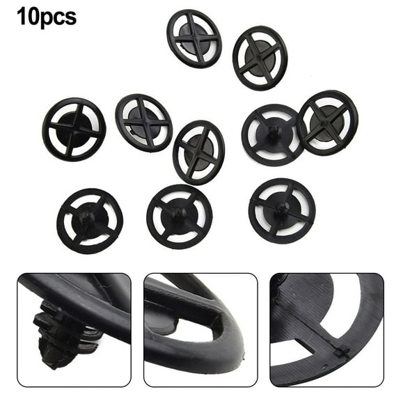 10 Plastic Hood Insulation Retainer Clips for Nissan Replacement Parts