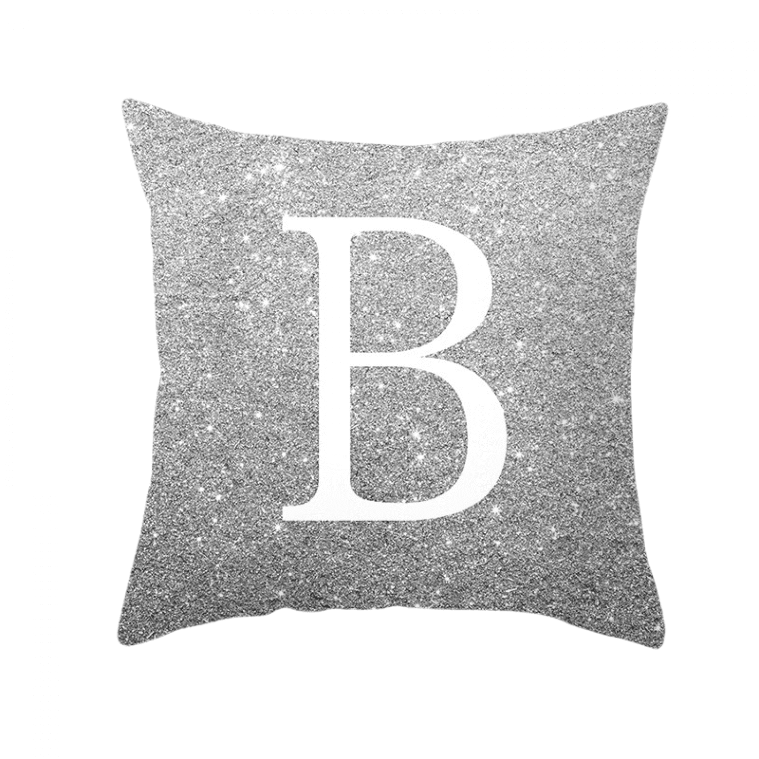 Rush English Letters Decorative Throw Pillow Covers Soft Cozy Alphabet Cushion Covers Peach Skin