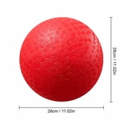 Playground Ball, High-Bounce Durable Rubber Dodge Ball For Grass Field Outdoor Team Back To School Kids Sports Practice Playground Activities Backyard Play Recess Fun