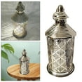 thumbnail image 4 of thinsony Moroccan Lantern Light Lamp Hollow for Home Table Centerpiece Wedding Decor B, 4 of 9