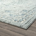 thumbnail image 5 of Traditional 5x8 Area Rug (5'3'' x 7'3'') Medallion Gray, Gray Living Room Easy to Clean, 5 of 8