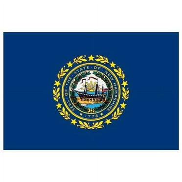 New Hampshire Flag 3x5ft Nylon