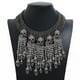 thumbnail image 1 of Halloween Skull Tassel Necklace for Women Gothic Punk Jewelry Collarbone Chain Party Accessories Festival Gift Vintage Retro Style, 1 of 8