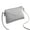 Gray, variant on Ludlz Women Fashion Solid Color Leaf Zipper Shoulder Bag Crossbody Handbag Phone Pouch