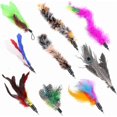 thumbnail image 1 of Cat Teaser Toy Refills Feather Spinner Attachments for Feline Play, 1 of 5