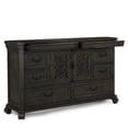 thumbnail image 3 of Pemberly Row Contemporary Traditional Peppercorn 8 Drawer Dresser, 3 of 5