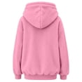thumbnail image 6 of YMNXA Women Pet Pouch Hoodie Yorkshire Terrier Print Long Sleeve Pullover Button Collar Sweatshirt with Front Pocket for Small Pets Winter Seasonal Themed Event,XL, 6 of 9
