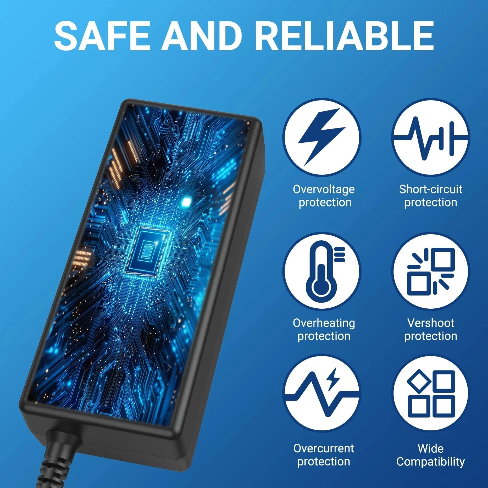 AC Adapter Compatible with Anker Nebula Mars Lite Projector D2311 D2321 Power Supply Charger