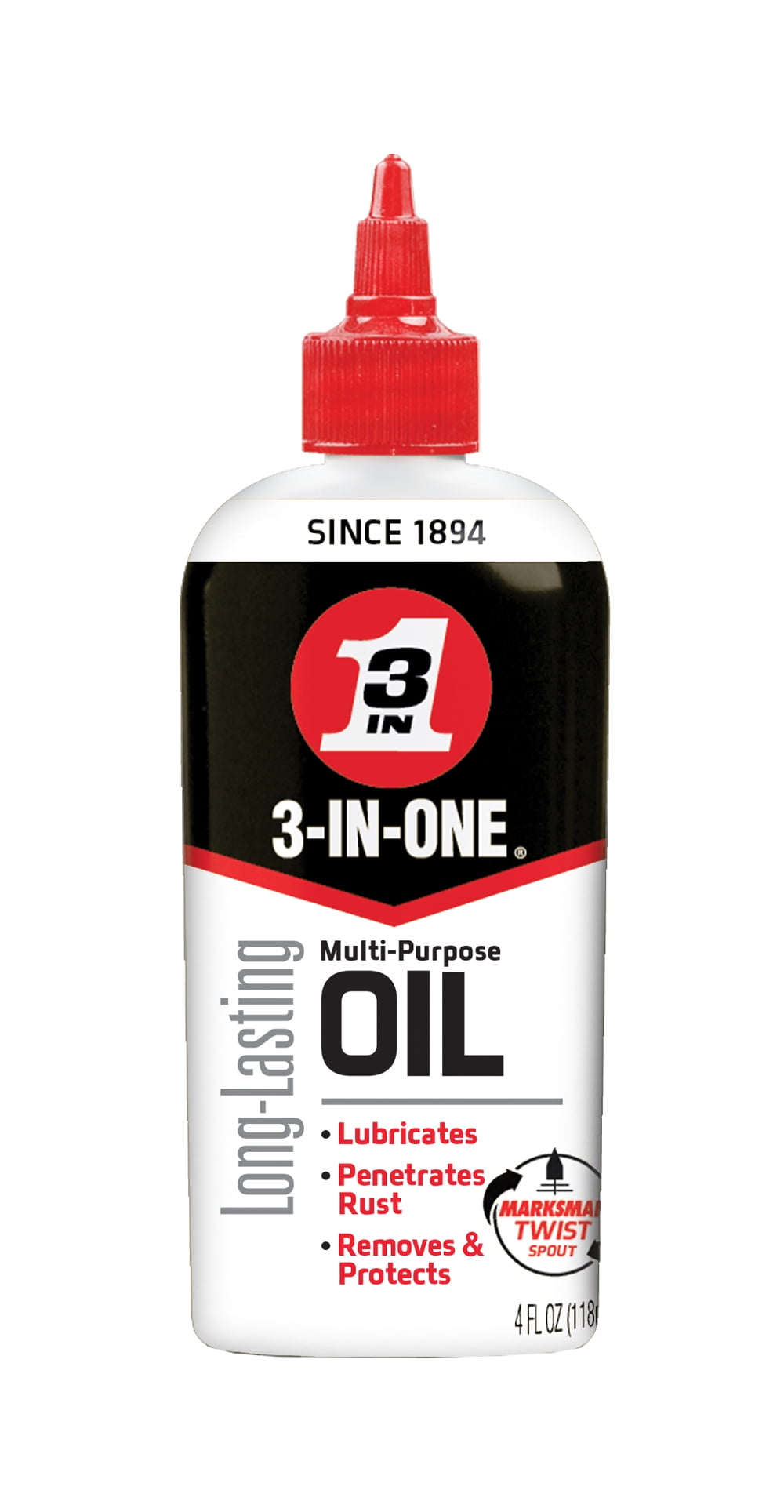 3-IN-ONE Multi-Purpose Oil with Marksman Spout, 4 OZ
