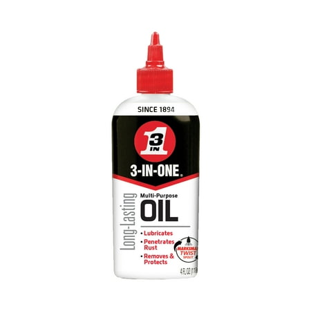 3-IN-ONE Multi-Purpose Oil with Marksman Spout, 4 fl oz