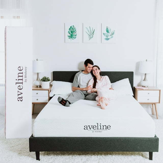 Modway Matelas de Lit Aveline Conventionnel, Très Grand Lit, Blanc