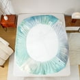 thumbnail image 5 of jejeloiu Cute Dragonfly Twin Sheet Sets,Blue Splatter Ink Bedding For Girls Teens 3 Pieces, 5 of 7