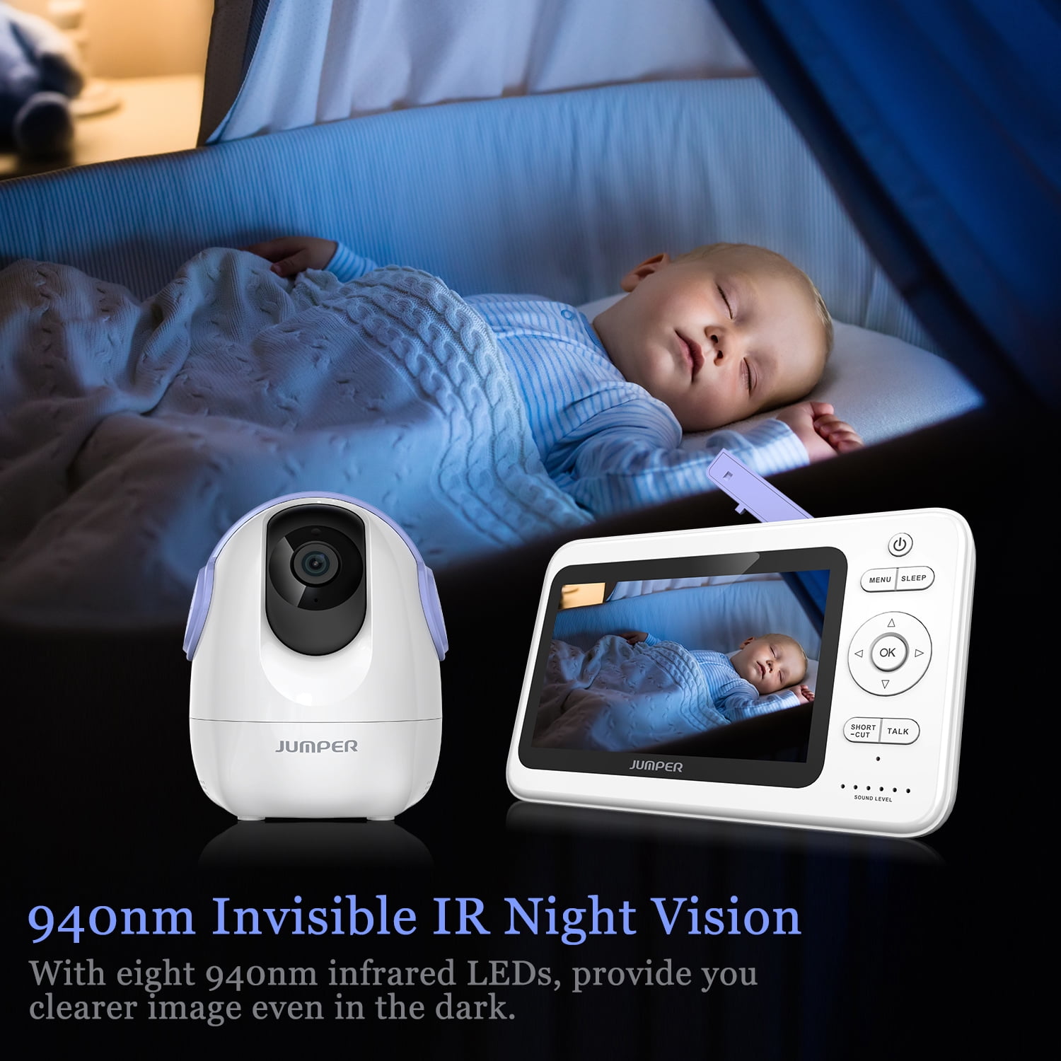 baby monitor 1000 ft range