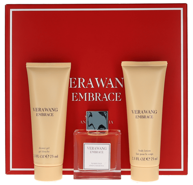 Embrace Marigold & Gardenia By Vera Wang For Women Set EDT+Body Lotion