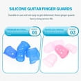 thumbnail image 3 of Finger Sleeve for Guitar Pink Musical Instrument Players 25Set, 3 of 8