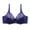 Blue, variant on Women's Nylon,Spandex Beige nylon bra Women's Non Steel Ring Non Slip No Shoulder Strap Beautiful Back Chest Patch Sexy Gathering Comfortable Bra
