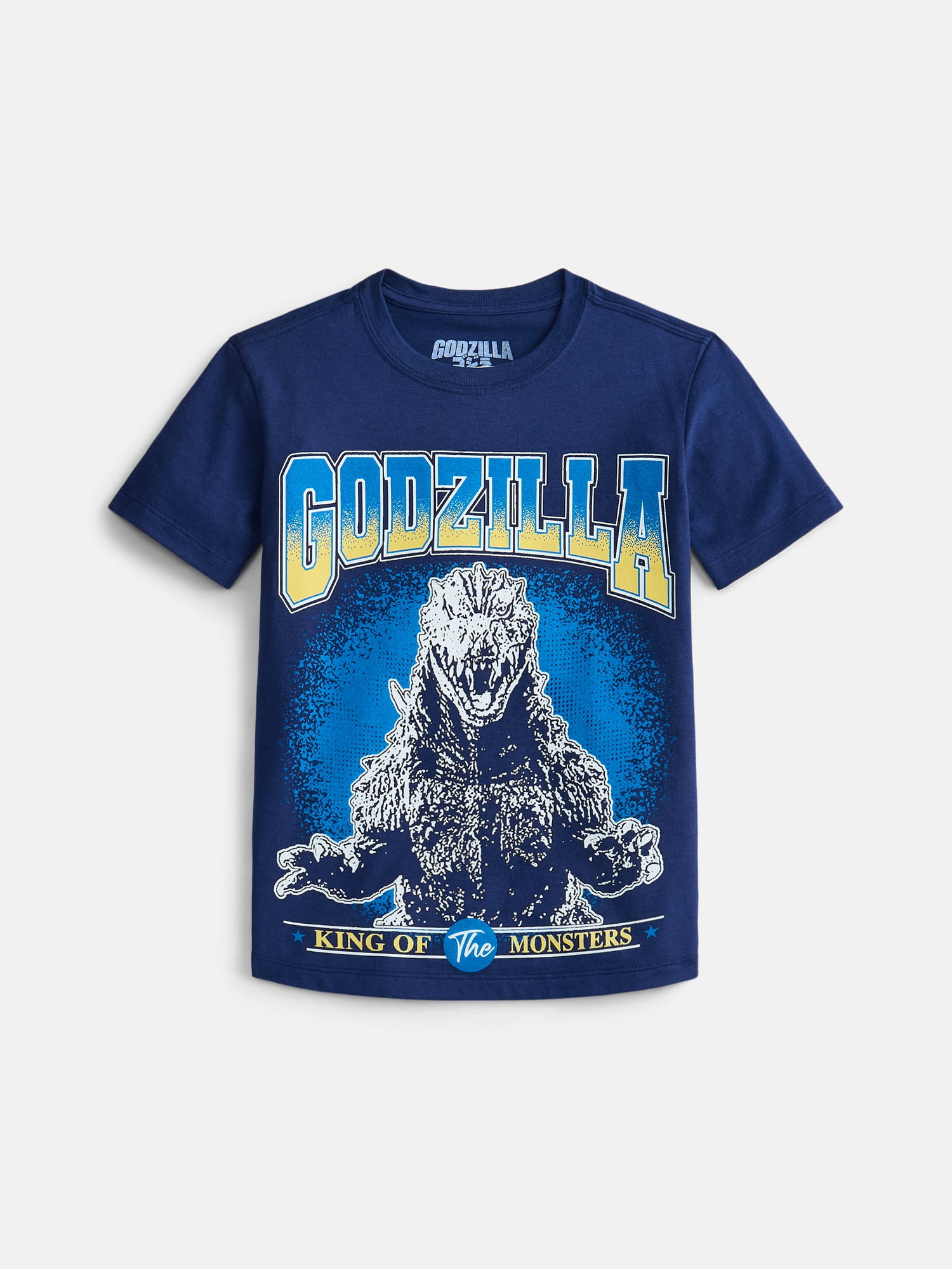 Godzilla Boys Crewneck Graphic Tee with Short Sleeves, 3-Pack, Sizes XS-2XL
