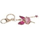 thumbnail image 4 of Llavero con diamantes de imitación, colgante de llavero de metal con forma de niña ángel lindo para colgantes de coche, decoración de bolsas, regalo, rosa claro, rosa oscuro, 4 of 12