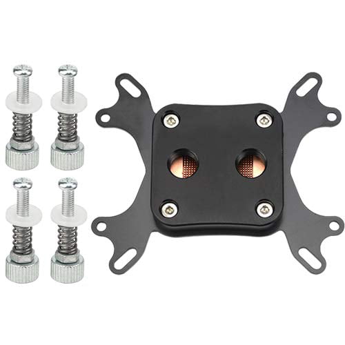 BXQINLENX Professional Universal CPU Water Cooling Block for Intel/AMD Water Cool System Computer Black 