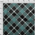 thumbnail image 2 of oneOone Organic Cotton Voile Fabric Tartan Check Print Fabric By The Yard 42 Inch Wide, 2 of 4