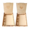 thumbnail image 1 of MesaSe Wedding Signature Hearts Drop Box Romantic Rustic Sweet Guestbook Decor, 1 of 9