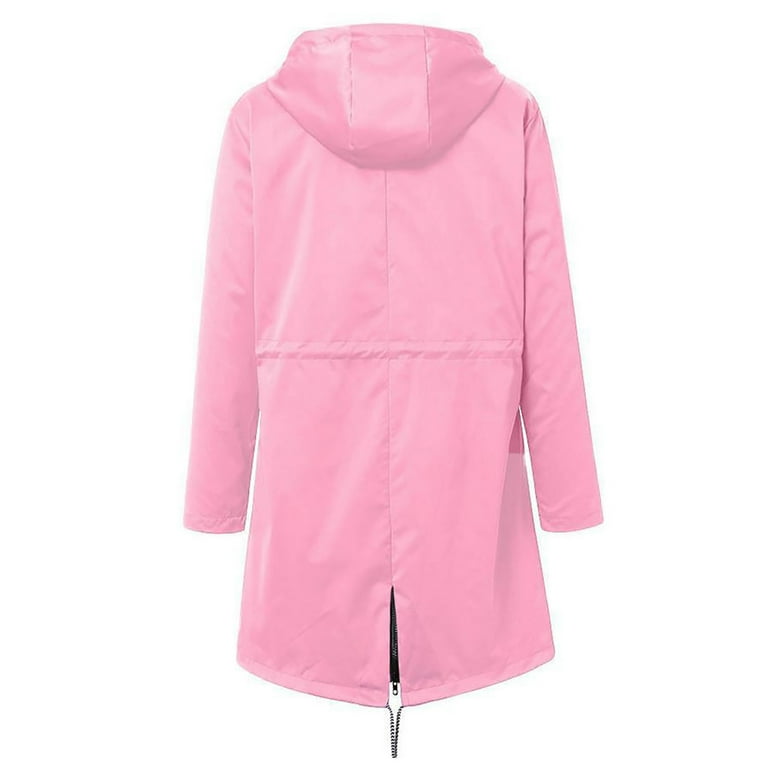 【Raucohouse】Glossy coating raglan long padding jumper Umfun Men's Long Raincoat Lightweight Rain Jackets