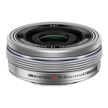 OM SYSTEM M.Zuiko Digital ED 14-42mm f/3.5-5.6 EZ Lens (Silver)