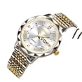 thumbnail image 2 of Resicozy Watches for Men and Women Casual Stainless Steel Strap Wrist Watch Classic Simple Clear Arabic Numeral Easy to Dial Quartz Watch A, 2 of 4