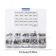 280Pcs M2 Stainless Steel 304 Countersunk Hexagon Screw with Hexagon