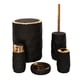 thumbnail image 2 of Set Elegante para Baño de 5 Accesorios, Color Negro y Oro Cobrizo, 2 of 3