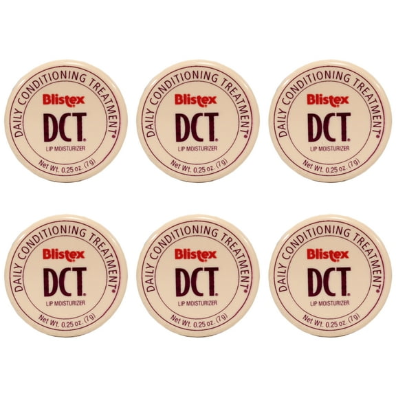 6 Pack Blistex DCT Daily Conditioning Treatment Lip Balm .25 Oz Each