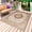 Orange beige, variant on Burnt Orange Boho Outdoor Rug 3x5 Ft - Reversible Patio Rug Outdoor Camping Rugs, Vintage Ethnic Geometric Southwestern Indoor Outdoor Area Rugs, Non-Slip Outdoor Carpet Runner for Deck/Porch