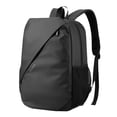 thumbnail image 1 of Mochila para computadora portátil multifuncional que ahorra espacio con hombro ajustable Negro, 1 of 9