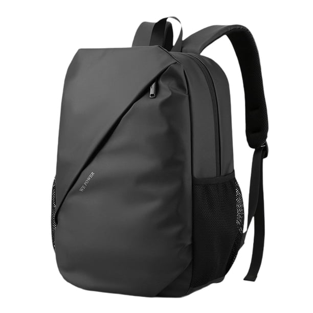 Mochila para computadora con correa de hombro ajustable, portátil y ligera Negro
