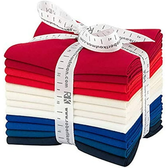 Kona Cotton Fat Quarter Bundles 12 Pcs Patriotic