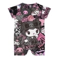 thumbnail image 2 of Kuromi And My Melody Baby Boy Girl Romper Short Sleeve Cotton Bodysuit Outfits Jumpsuit Summer One Piece Clothes, 2 of 8
